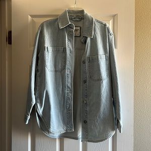Abercrombie & Fitch light demon shirt jacket shacket xs
